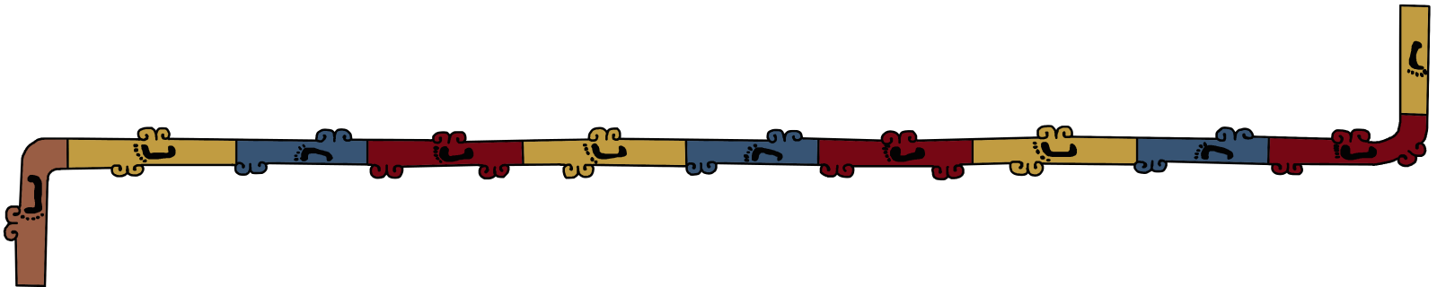 Footstep Path - Codex Nuttall - The 2022 Virtual Mesoamerica Meetings Footstep Path - The Codex Nuttall - The 2022 Virtual Mesoamerica Meetings