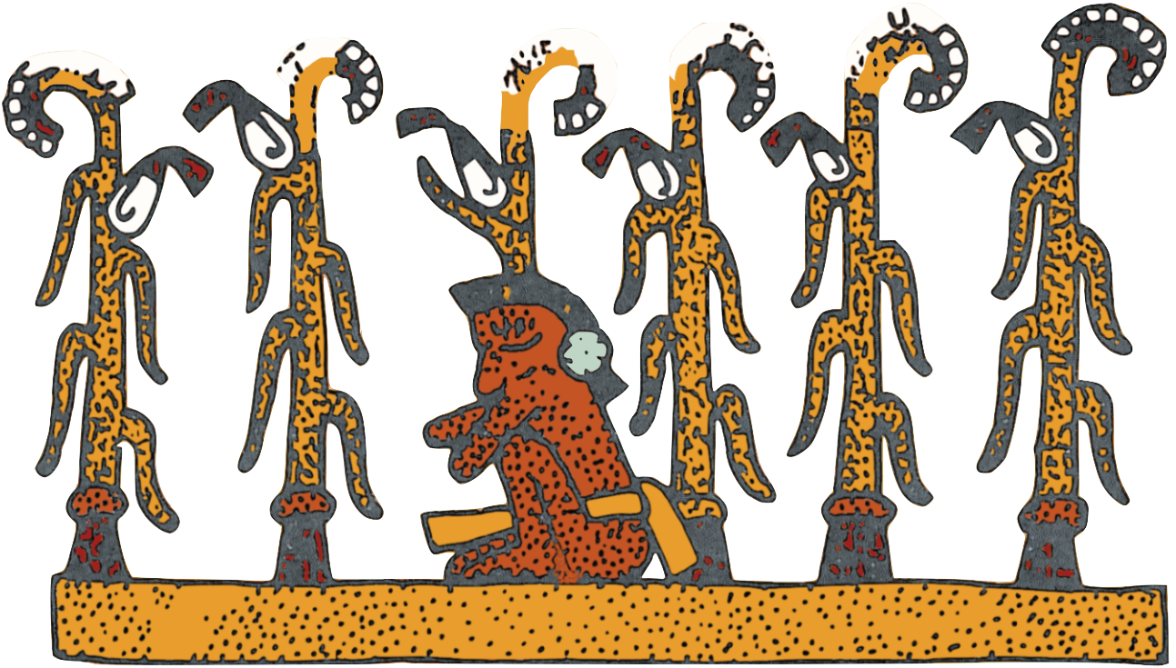 Detail from Codex Vindobonensis Detail from Codex Vindobonensis